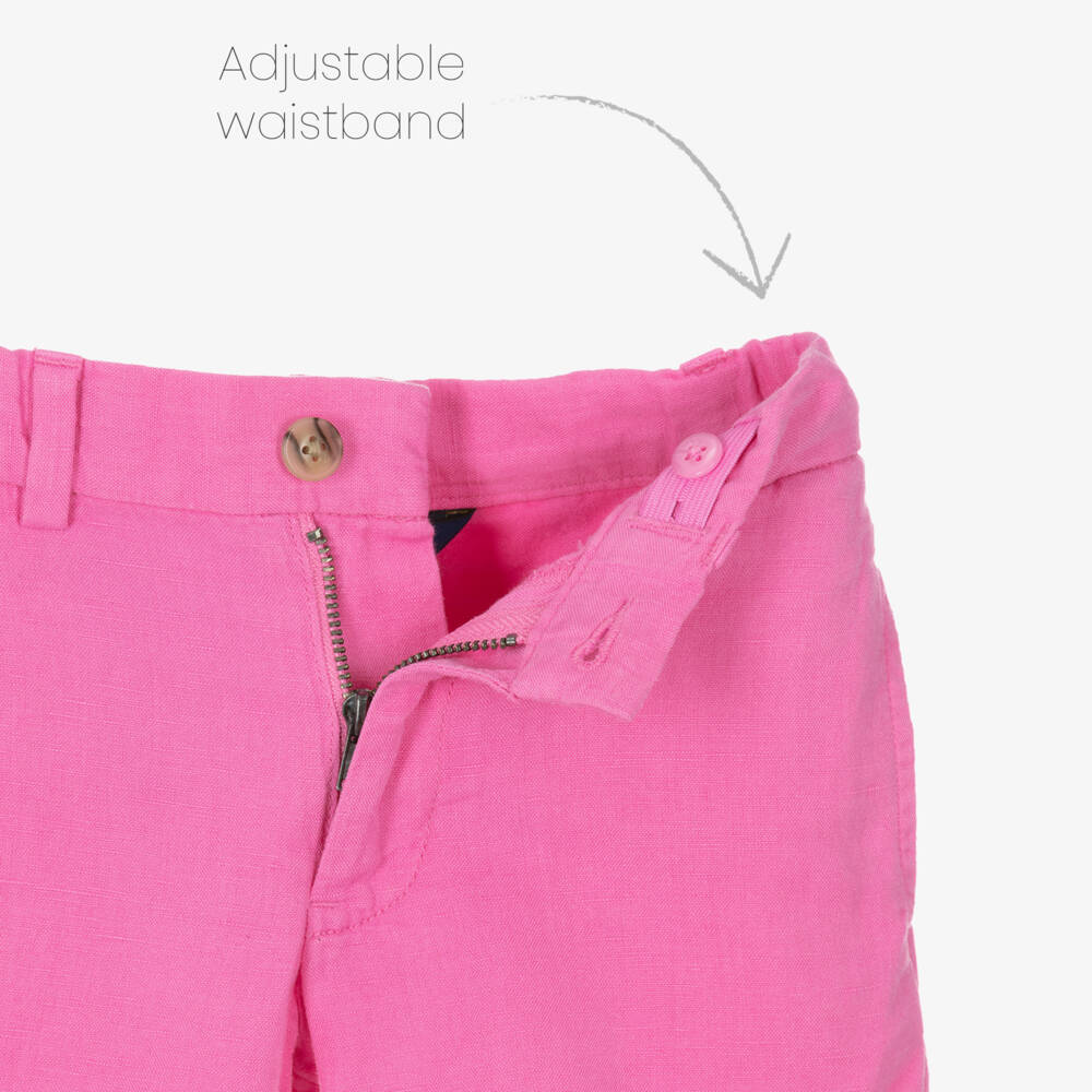 Ralph Lauren-Легкие летние шорты розовые для мальчиков | Childrensalon Outlet