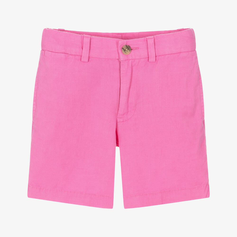 Ralph Lauren-Легкие летние шорты розовые для мальчиков | Childrensalon Outlet