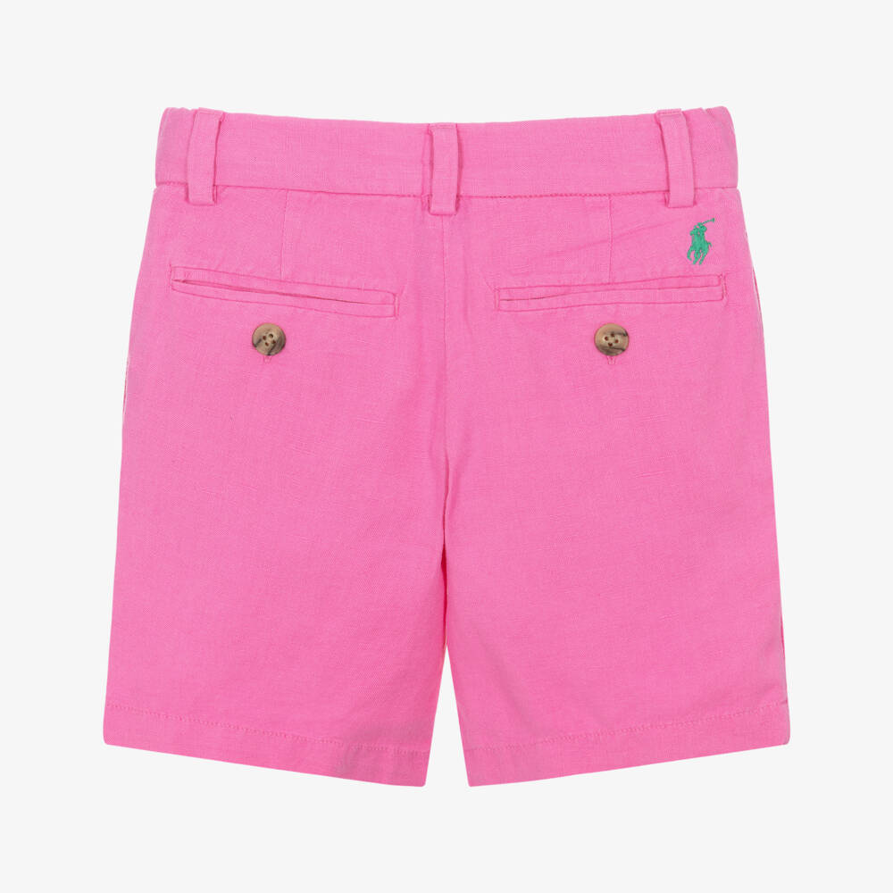 Ralph Lauren-Легкие летние шорты розовые для мальчиков | Childrensalon Outlet