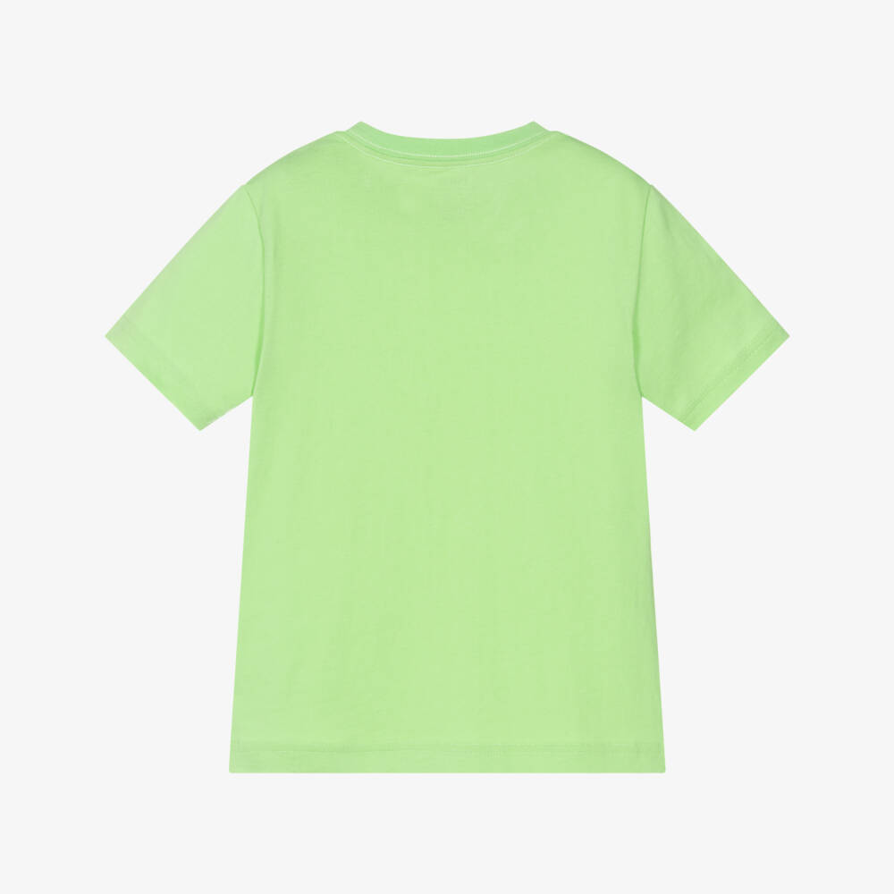 Ralph Lauren-Boys Lime Cotton Pony Tee | Childrensalon Outlet
