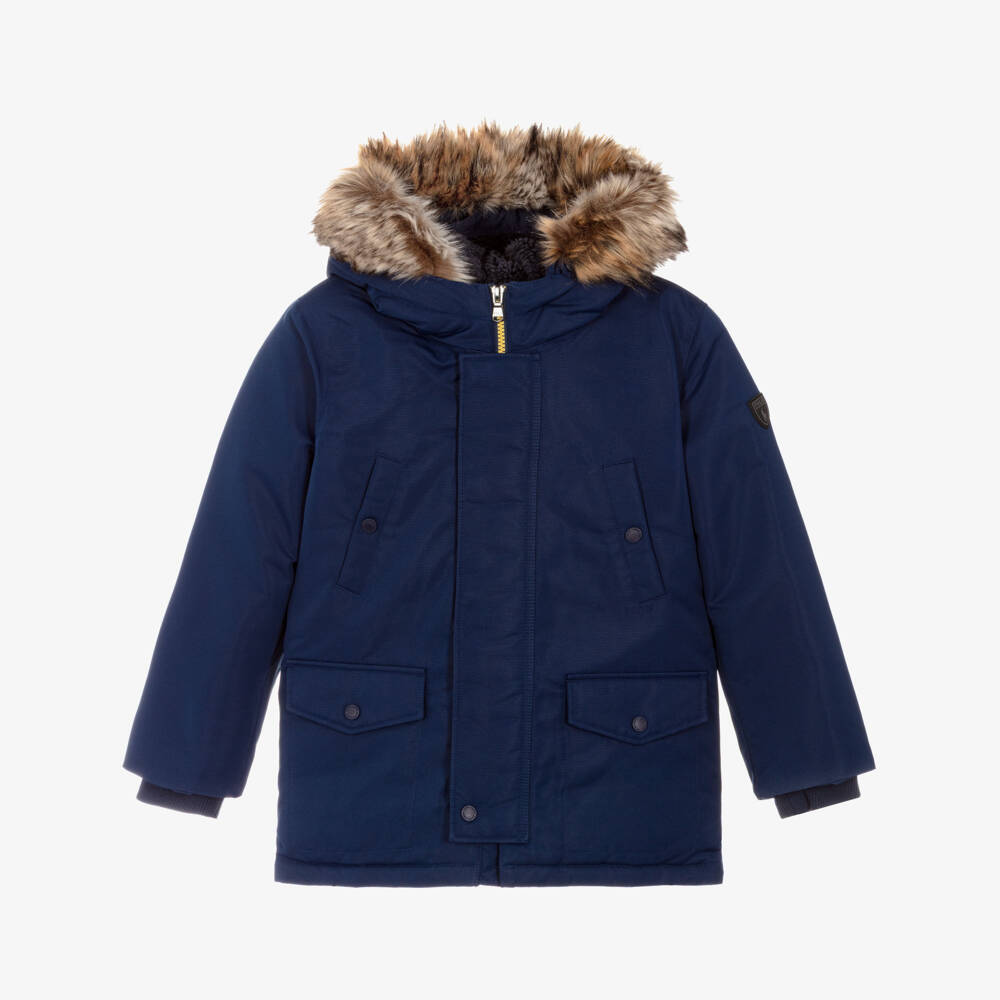 Ralph Lauren-Boys Midnight Hooded Jacket | Childrensalon Outlet