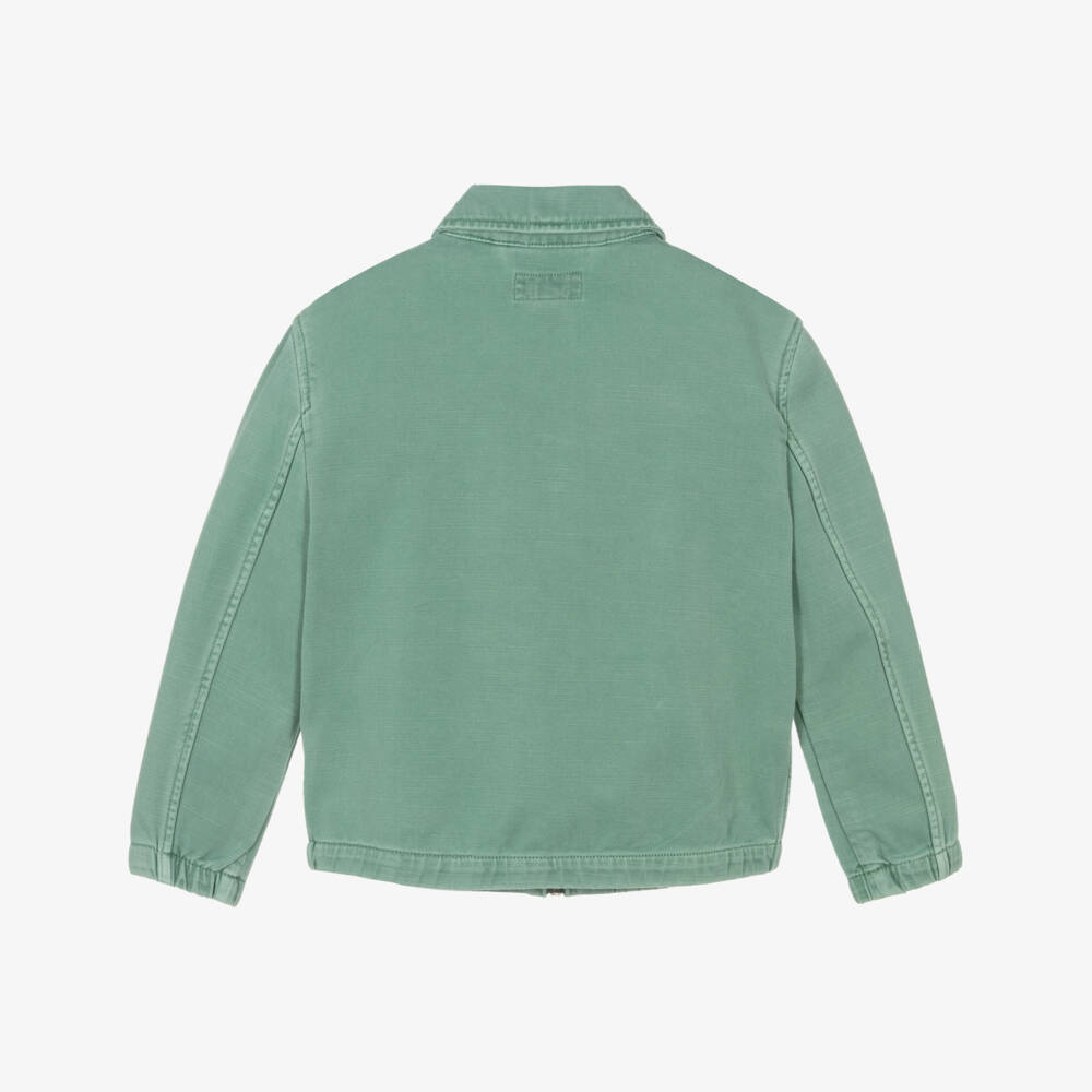 Ralph Lauren-Boys Mint Cotton Twill Jacket | Childrensalon Outlet