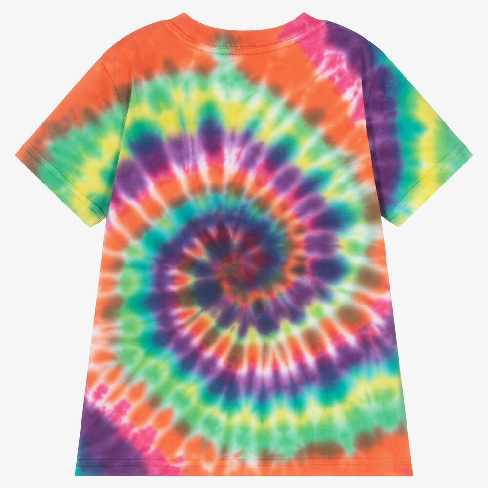 Ralph Lauren-Boys Multicoloured Cotton Tie-Dye T-Shirt | Childrensalon Outlet