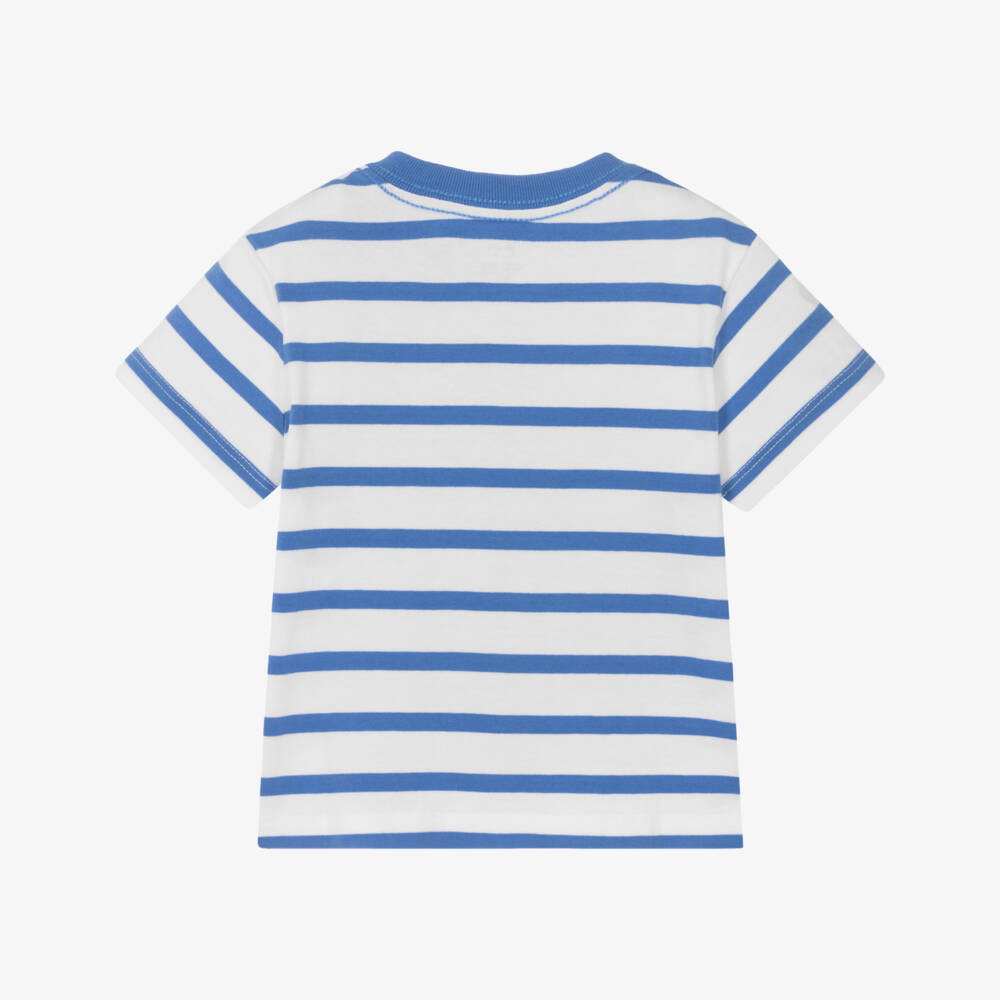 Ralph Lauren-Boys Nautical Stripe Polo Tee | Childrensalon Outlet