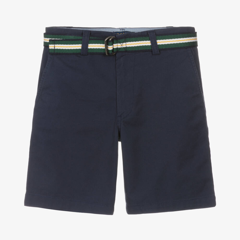 Polo Ralph Lauren - Navyblaue Baumwoll-Chino-Shorts | Childrensalon