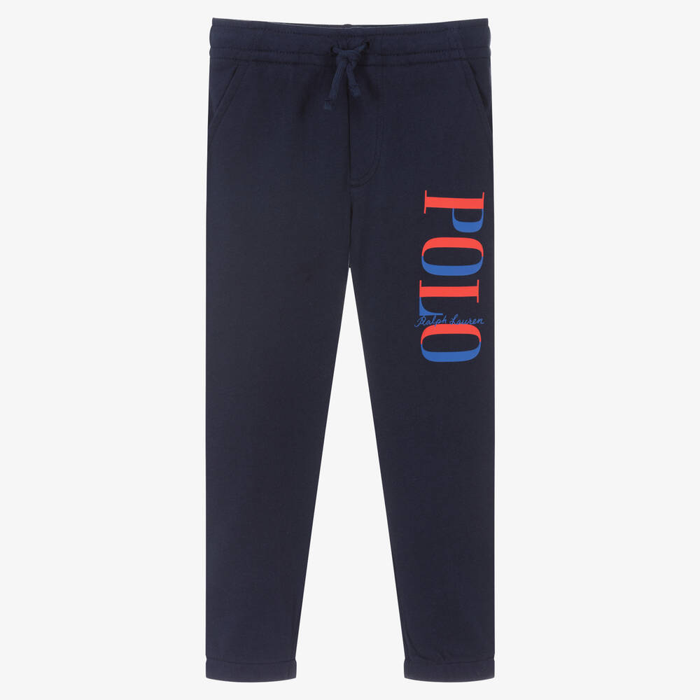 Polo Ralph Lauren - Navyblaue Baumwoll-Jogginghose | Childrensalon