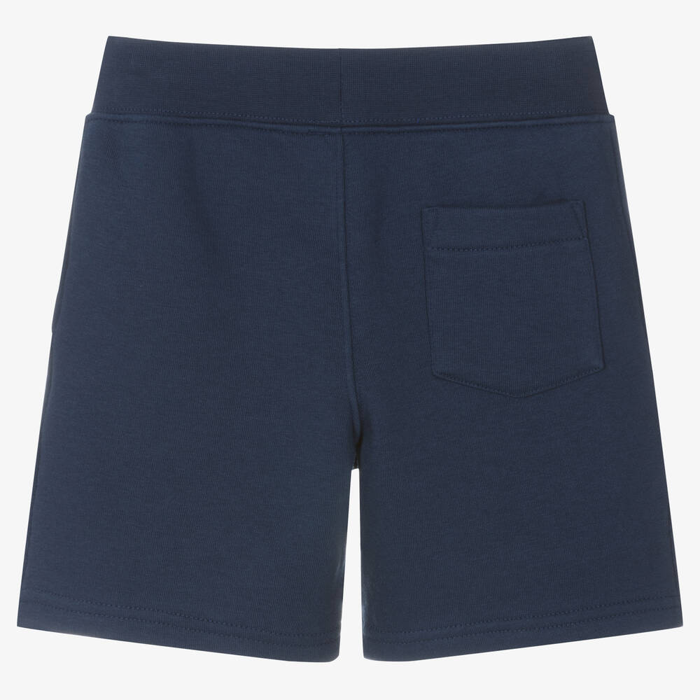 Polo Ralph Lauren-شورت قطن جيرسي لون كحلي للأولاد | Childrensalon Outlet