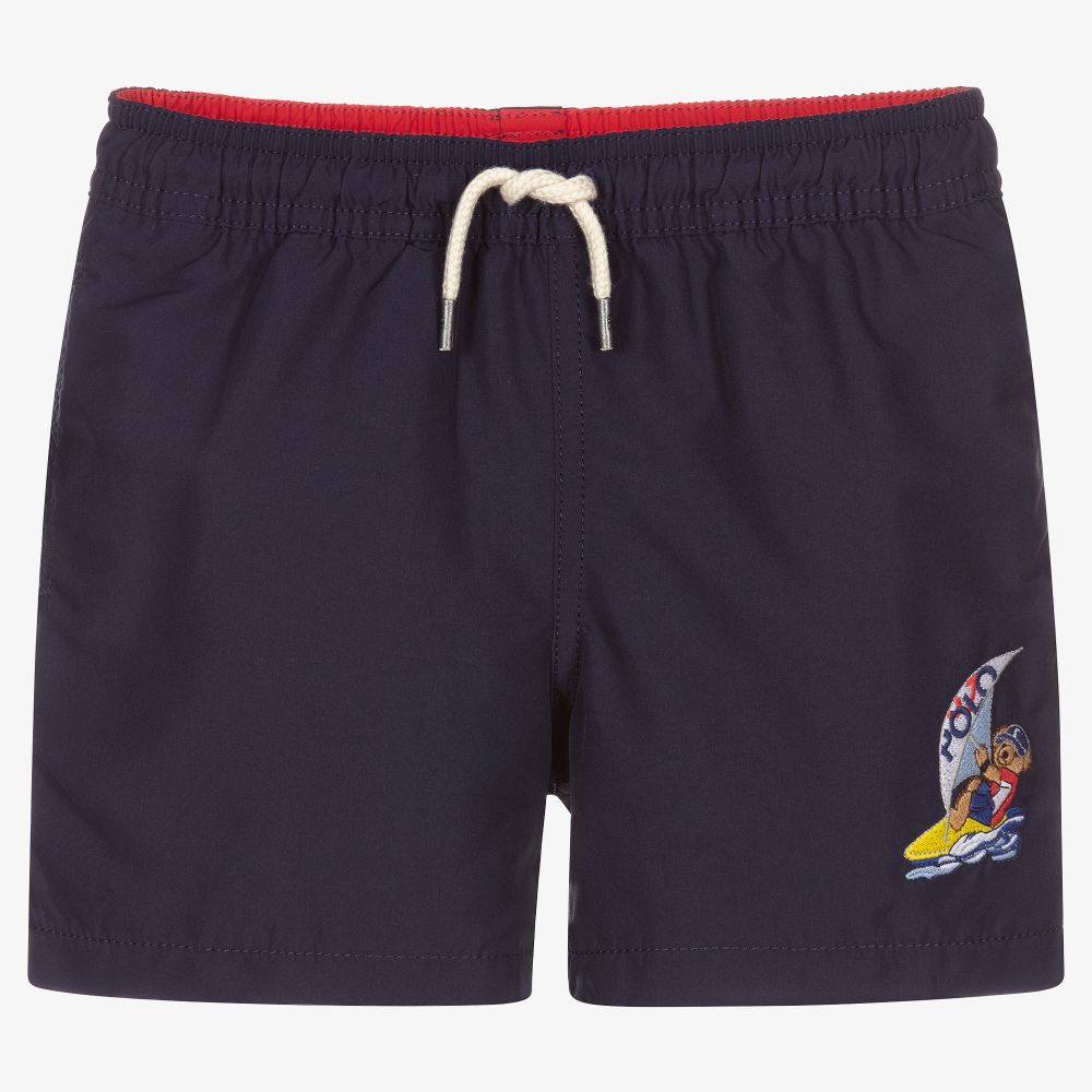 Polo Ralph Lauren - Short de bain bleu marine Garçon | Childrensalon