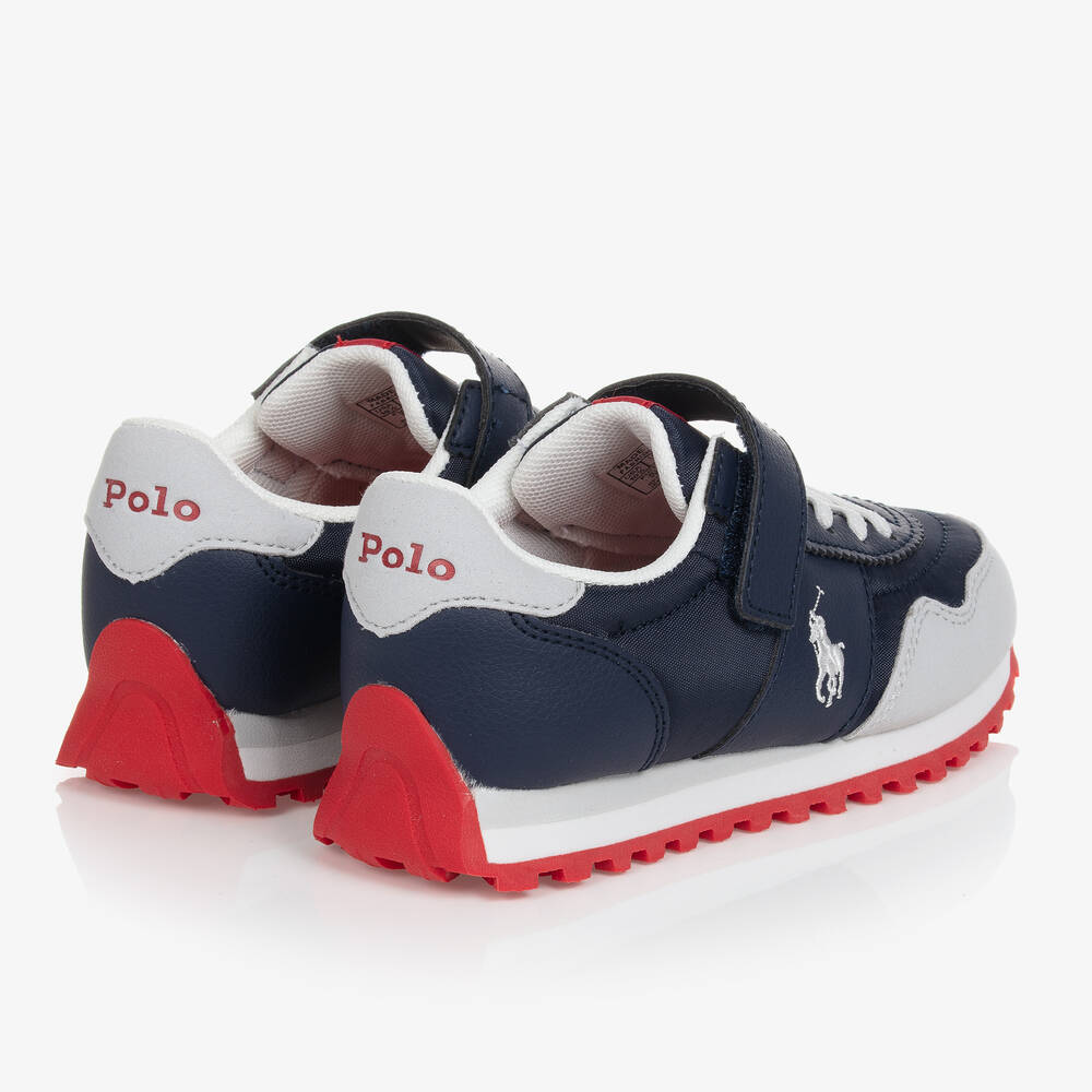Kids ralph lauren trainers sales