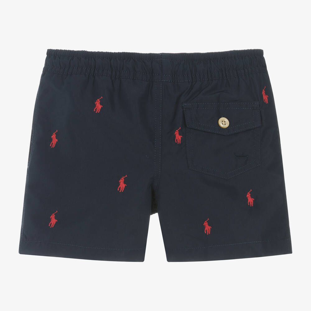 水着・ラッシュガード Polo by Ralph Lauren Swim Short Navy M Polo Ralph Lauren Mens Printed Swim Shorts Beach Trunks with