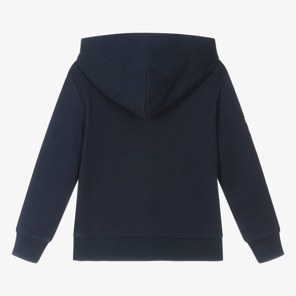 Ralph Lauren-Boys Navy Blue PRL Club Hoodie | Childrensalon Outlet