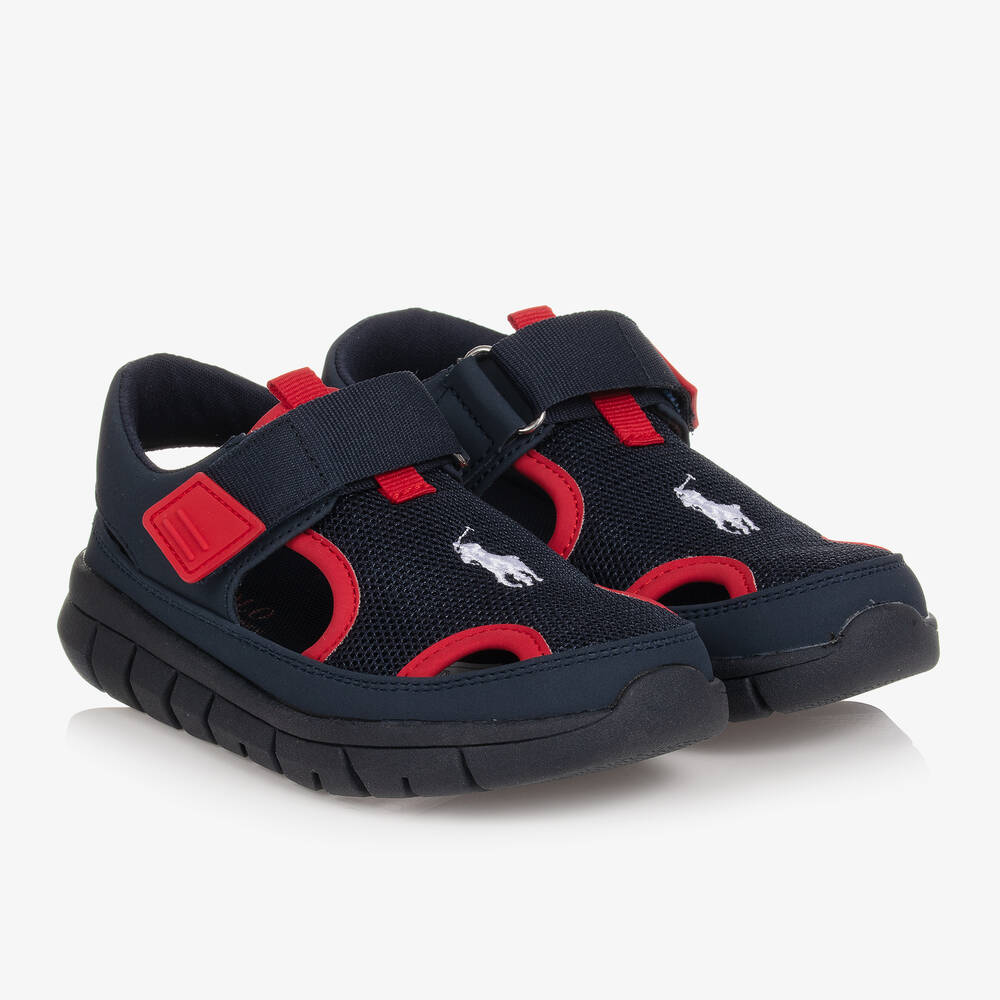 Polo Ralph Lauren - Красно-синие сандалии для мальчиков | Childrensalon