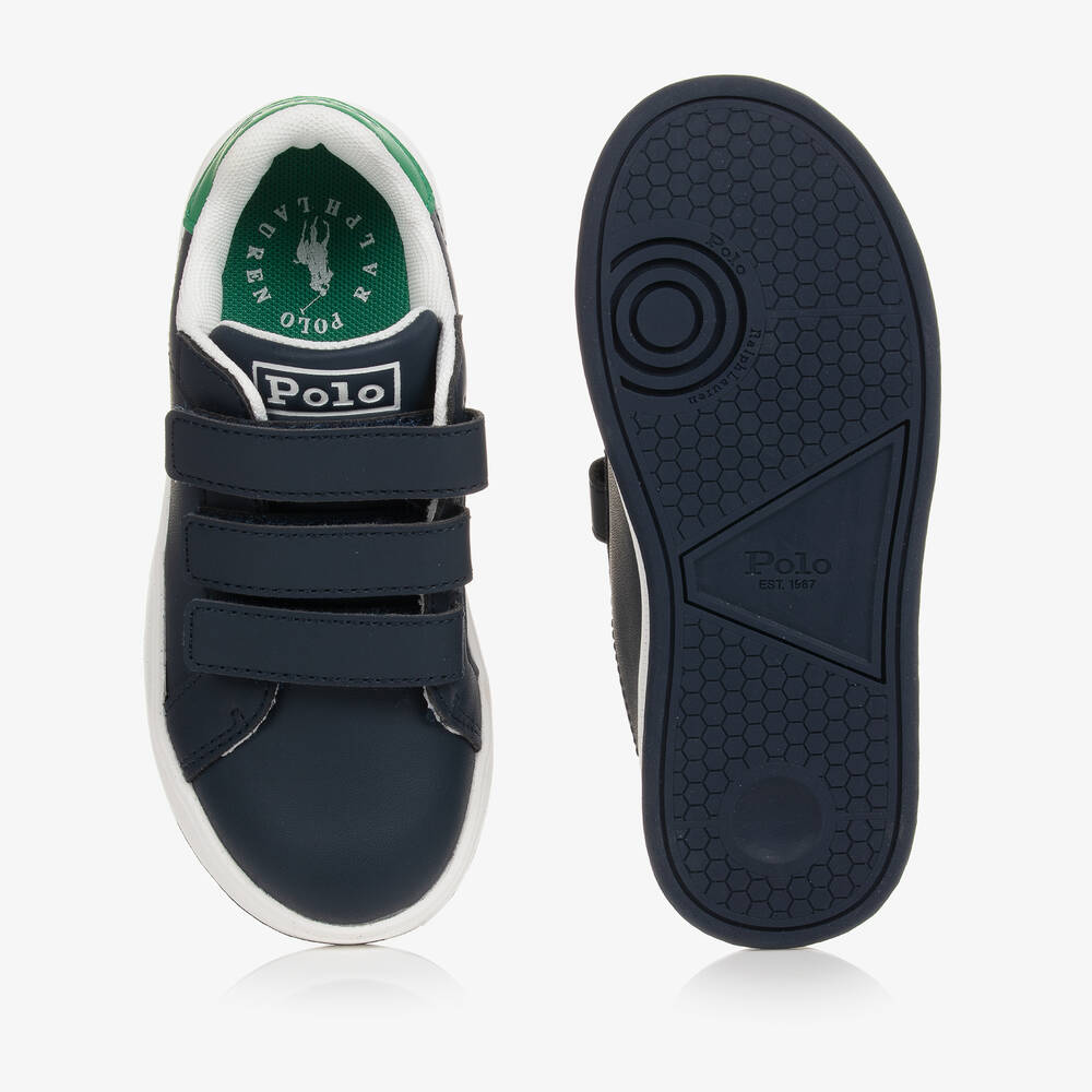Boys ralph lauren trainers best sale