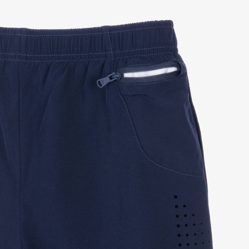 Ralph Lauren-Boys Navy Blue Wimbledon Collection Shorts | Childrensalon Outlet