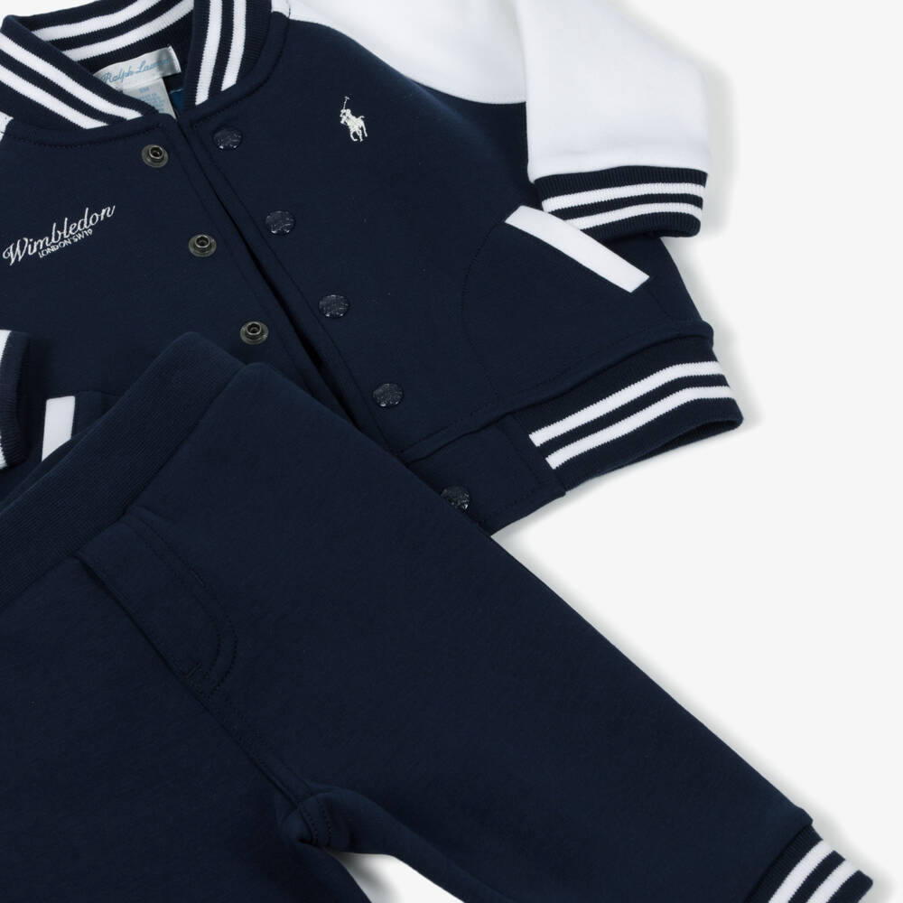 Ralph Lauren-Спортивный костюм из синего хлопка для мальчиков | Childrensalon Outlet