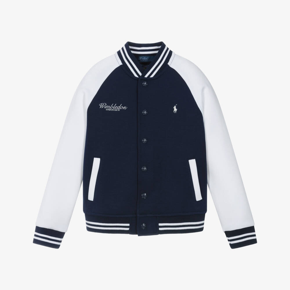 Ralph Lauren-Синий хлопковый пиджак Wimbledon для мальчиков | Childrensalon Outlet