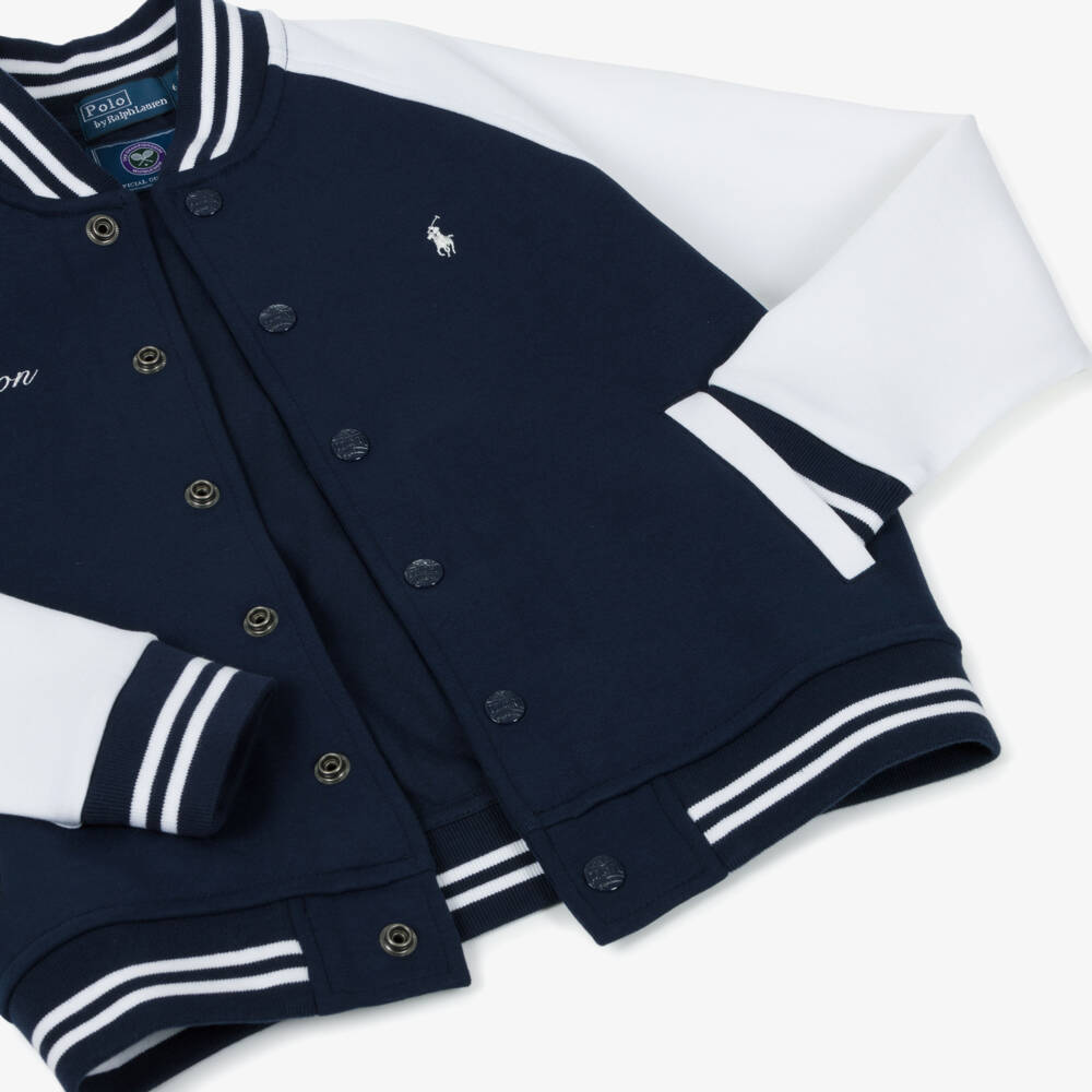 Ralph Lauren-Boys Navy Cotton Wimbledon Jacket | Childrensalon Outlet