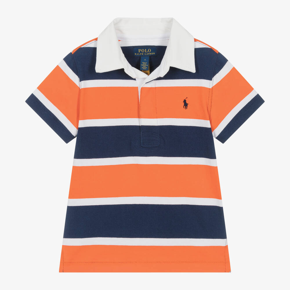 Orange and blue ralph lauren polo shirt 2025