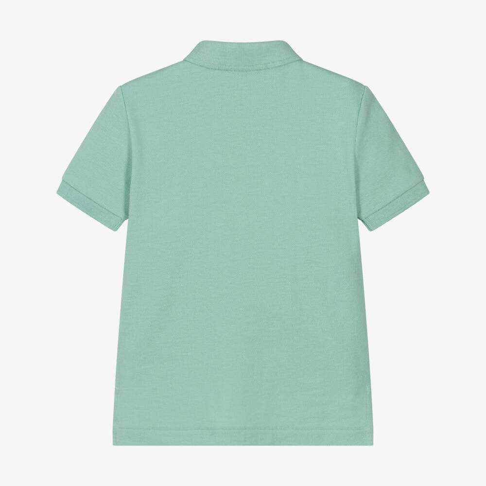Ralph Lauren-Boys Pastel Green Cotton Piqué Polo Shirt | Childrensalon Outlet