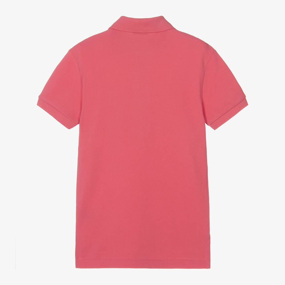 Boys pink polo shirt cheap