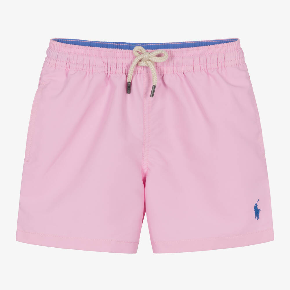 Short de bain rose garçon