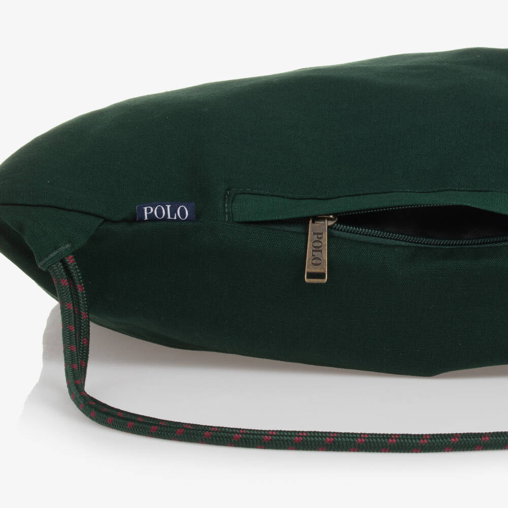 Ralph Lauren-Boys Practical Green Canvas Pack | Childrensalon Outlet