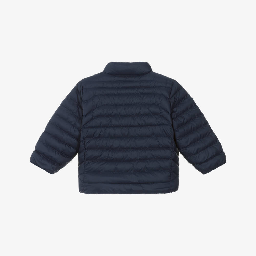 Ralph Lauren-Boys Quilted Navy Jacket | Childrensalon Outlet