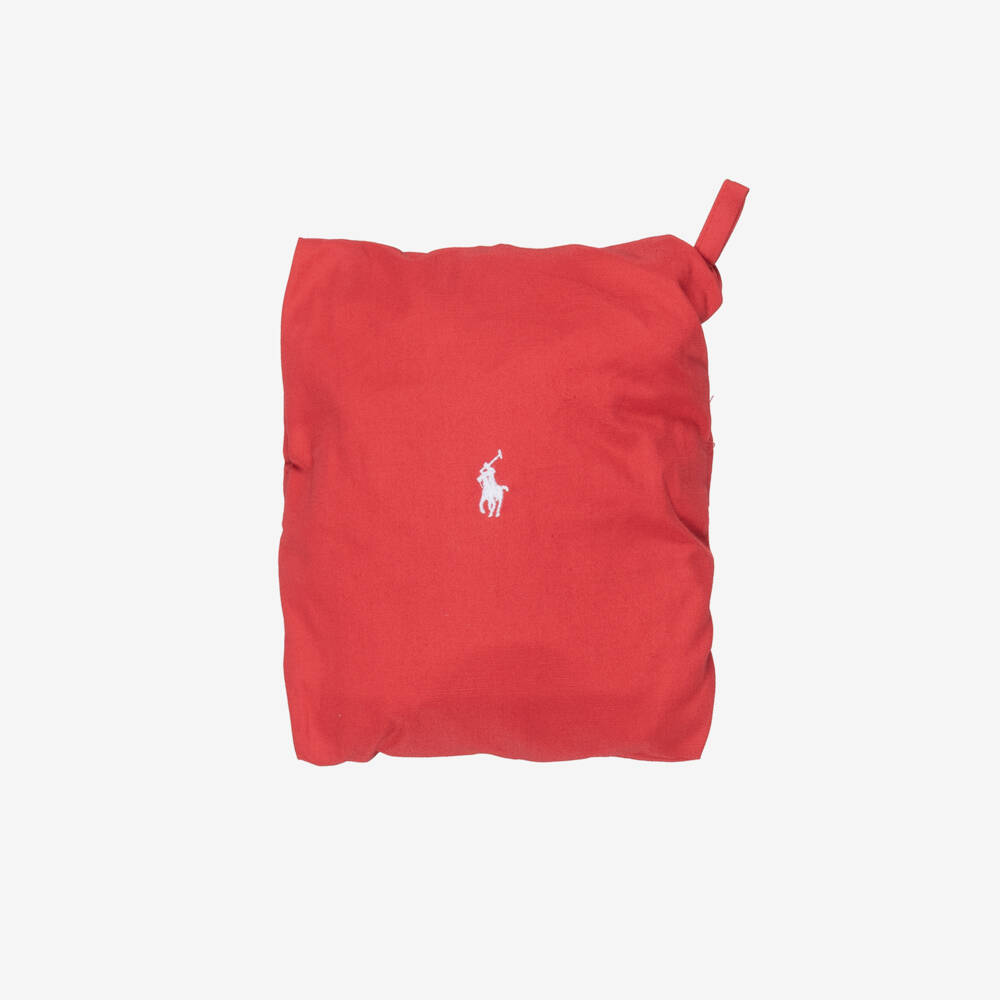 Ralph Lauren-Boys Red & Blue Cotton Packable Windbreaker | Childrensalon Outlet