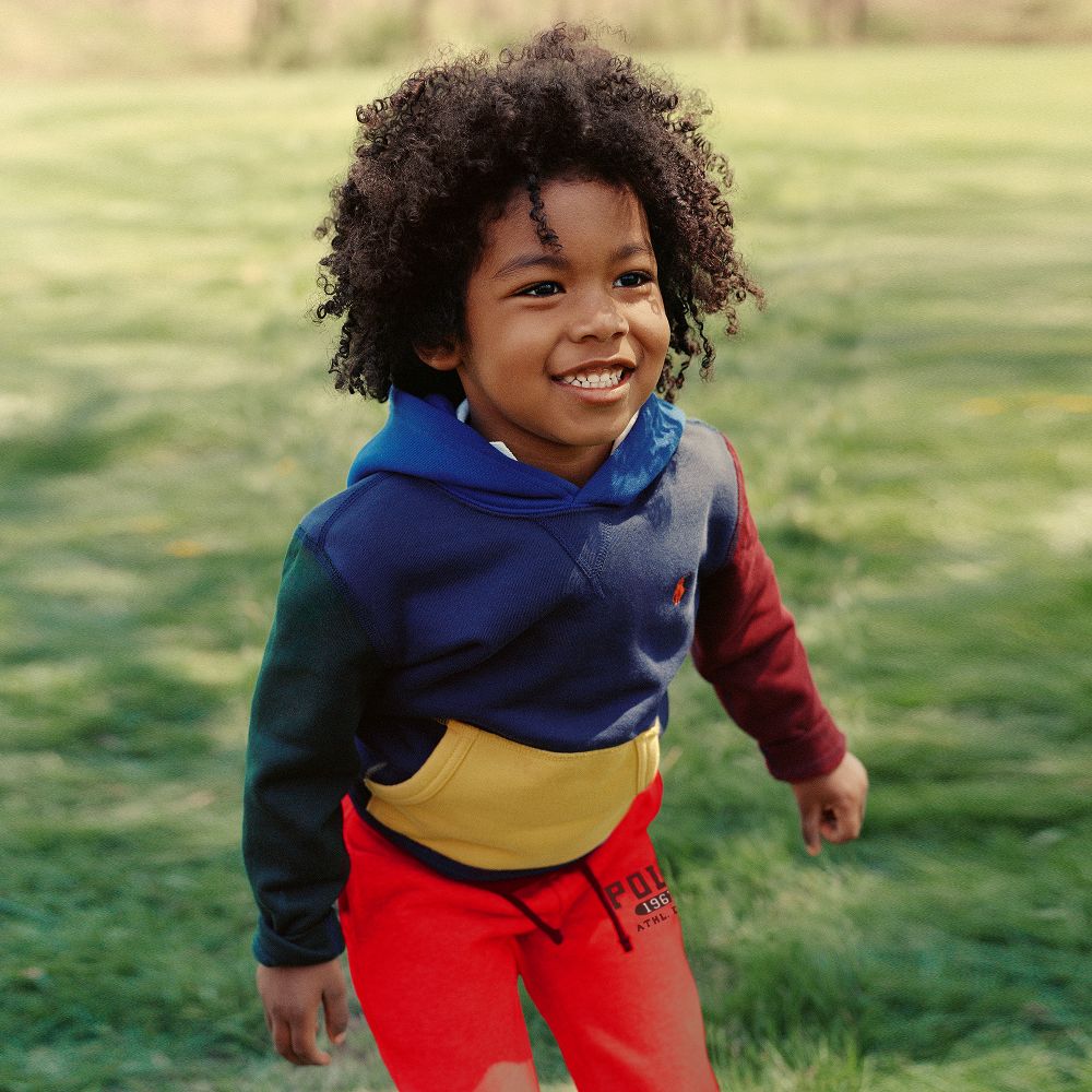 Red hotsell joggers boys