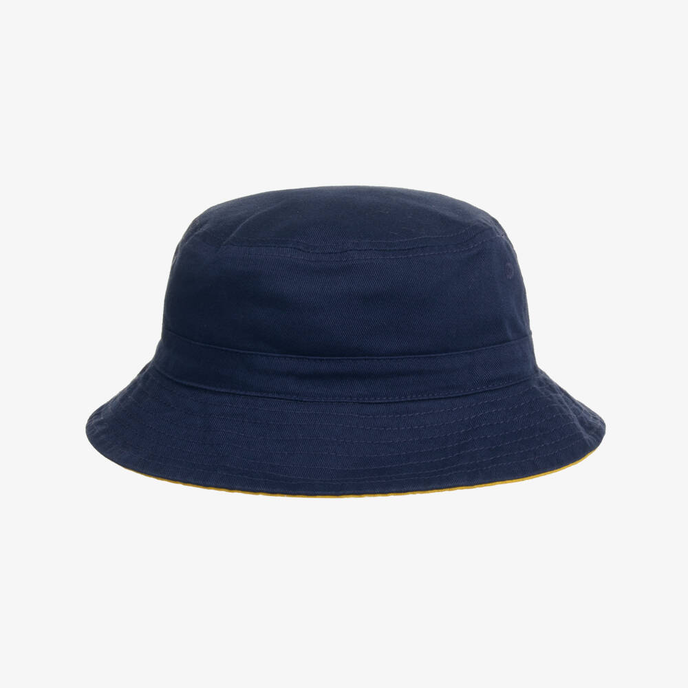 Ralph Lauren-Boys Reversible Navy Twill Hat | Childrensalon Outlet