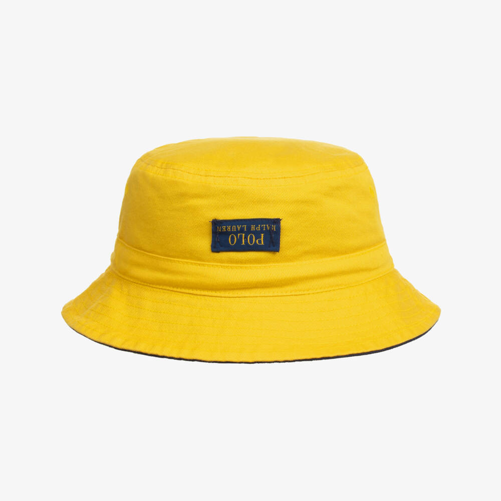 Ralph Lauren-Boys Reversible Navy Twill Hat | Childrensalon Outlet