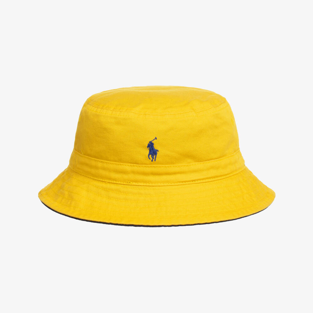 Ralph Lauren-Boys Reversible Navy Twill Hat | Childrensalon Outlet