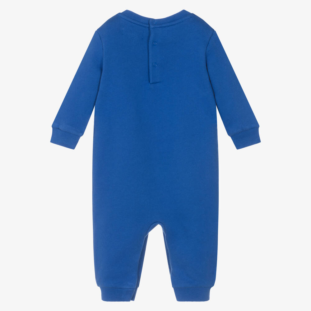 Ralph Lauren-Boys Royal Blue Bear Playsuit | Childrensalon Outlet