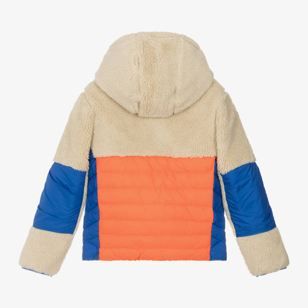 Ralph Lauren-Boys Sherpa Fleece Colourblock Jacket | Childrensalon Outlet