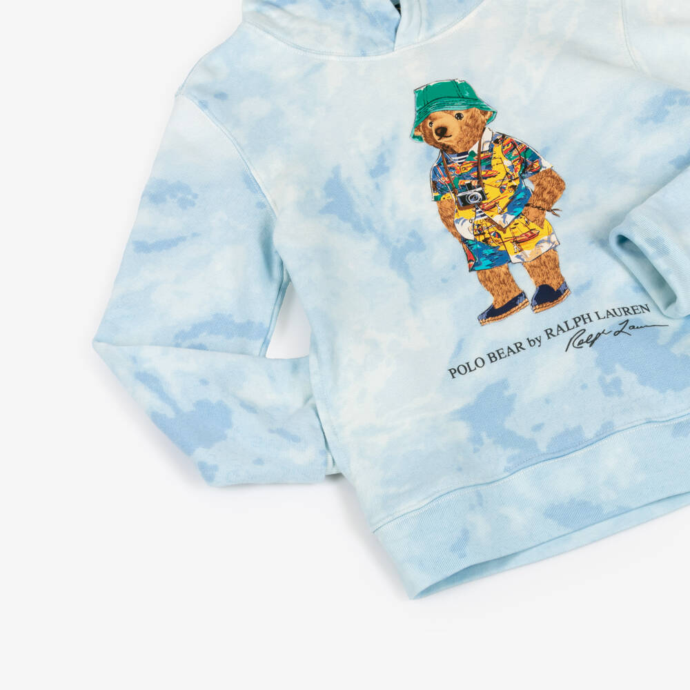 Ralph Lauren-Boys Sky Cloud Cotton Hoodie | Childrensalon Outlet