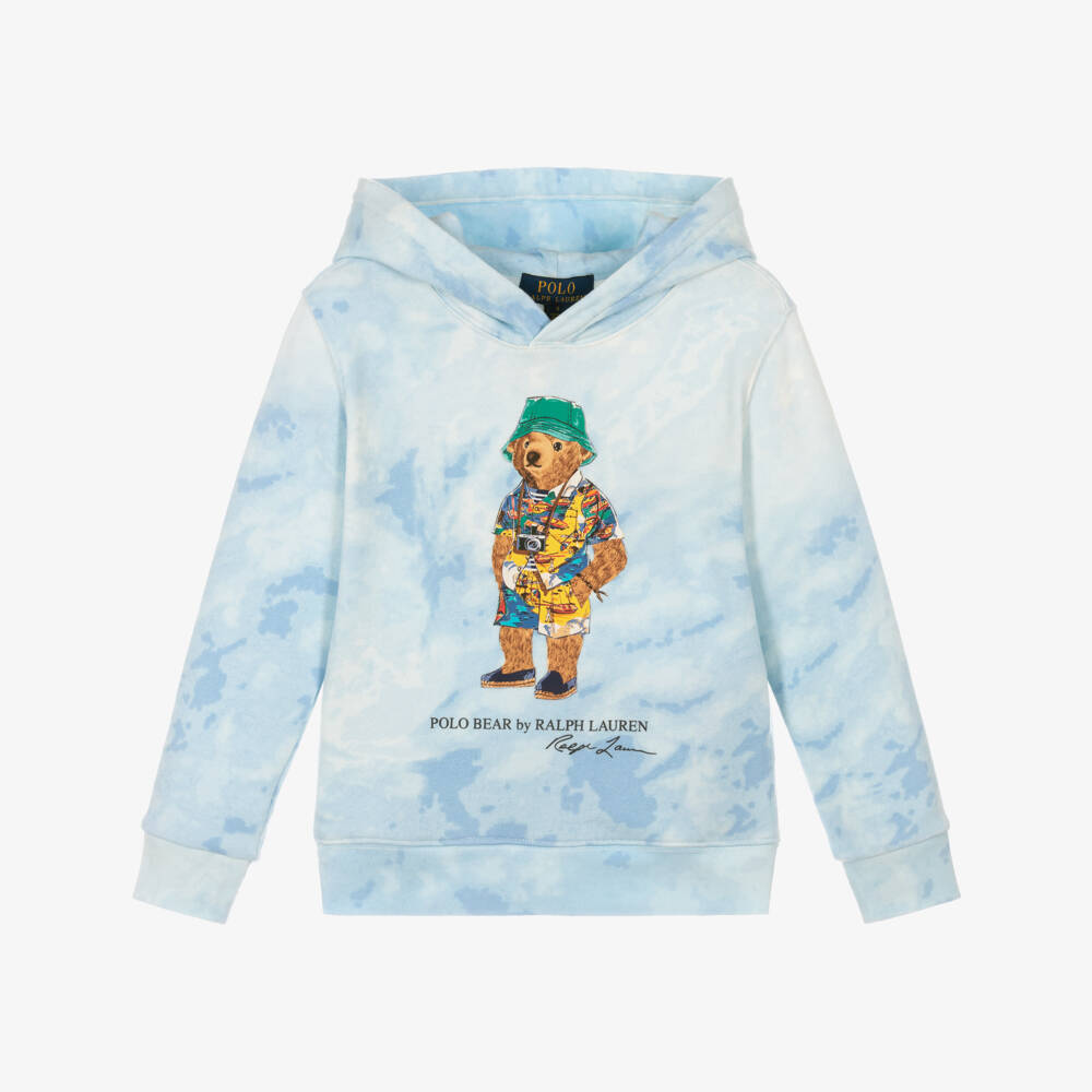 Ralph Lauren-Boys Sky Cloud Cotton Hoodie | Childrensalon Outlet