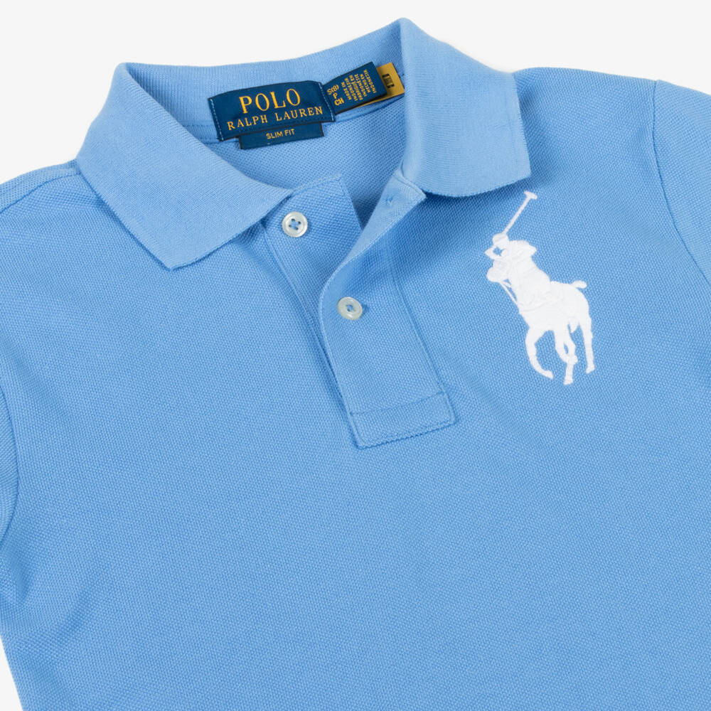 Ralph Lauren-Boys Sky Cotton Polo Elegance | Childrensalon Outlet