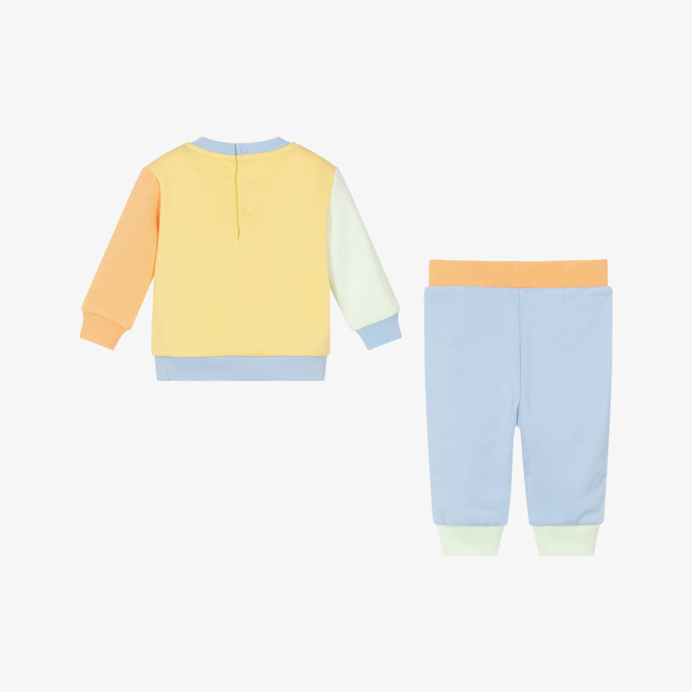 Ralph Lauren-Boys Sky-Hued Casual Tracksuit Set | Childrensalon Outlet