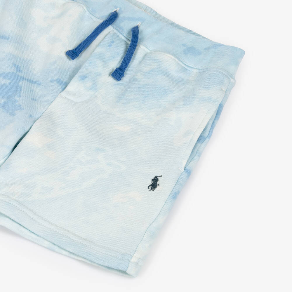 Ralph Lauren-شورت جيرسي قطني بلون السماء للأولاد | Childrensalon Outlet