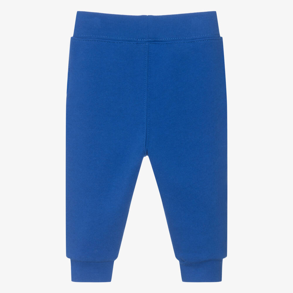 Ralph Lauren-Boys Soft Blue Cozy Joggers | Childrensalon Outlet