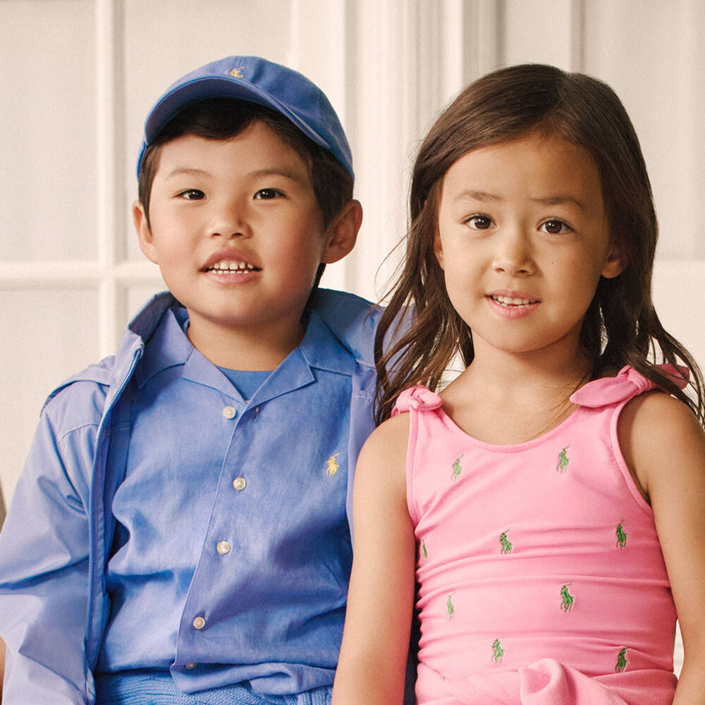 Ralph Lauren-Boys Soft Blue Twill Cap | Childrensalon Outlet