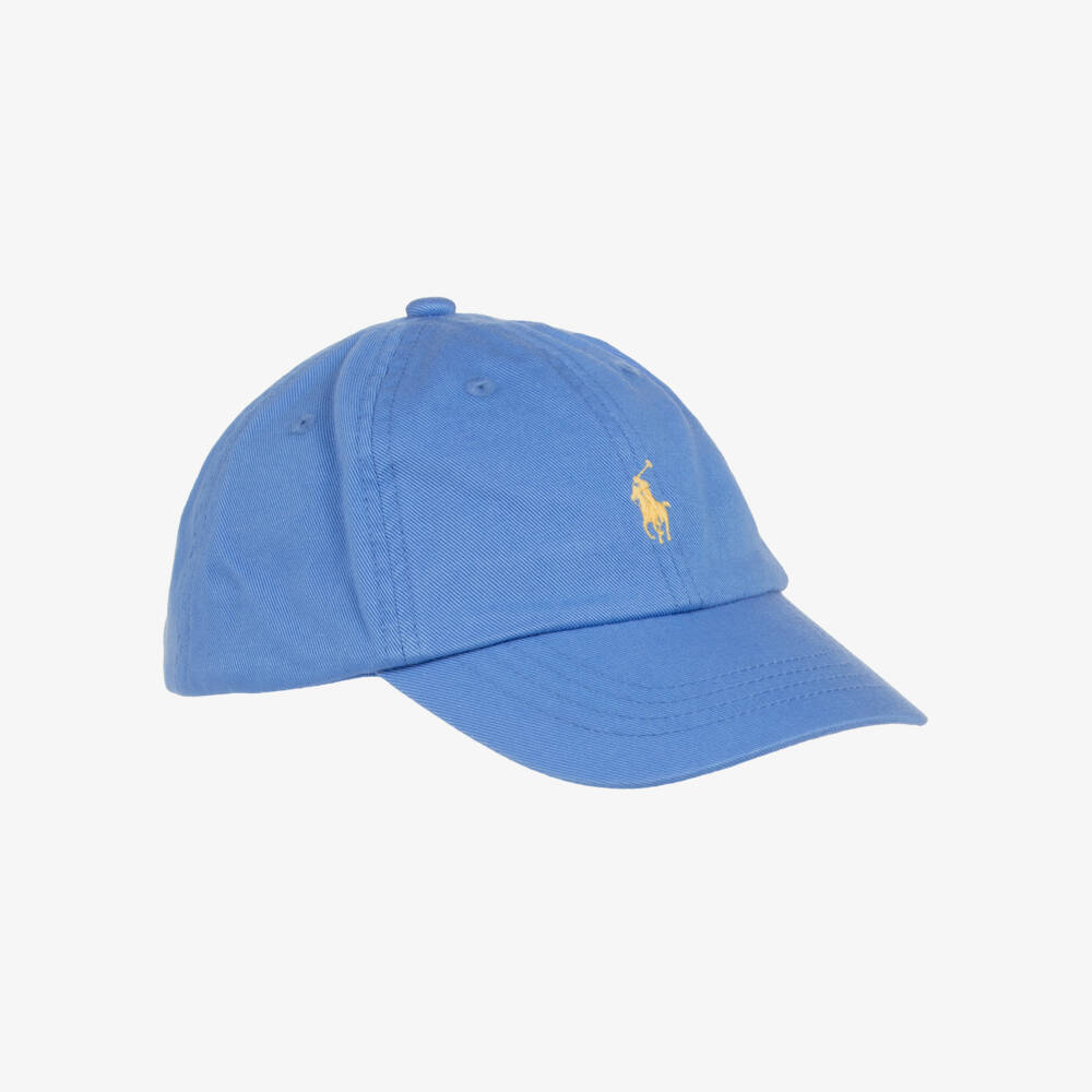 Ralph Lauren-Boys Soft Blue Twill Cap | Childrensalon Outlet