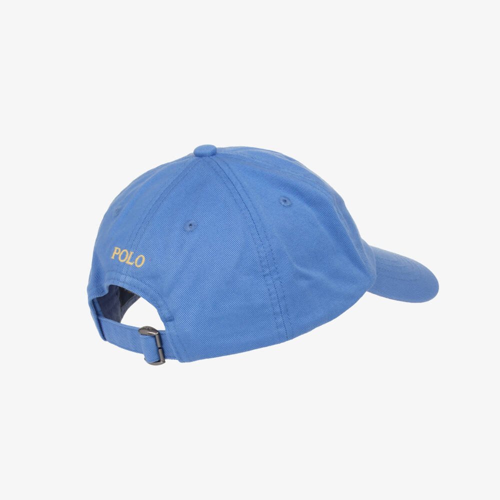 Ralph Lauren-Boys Soft Blue Twill Cap | Childrensalon Outlet