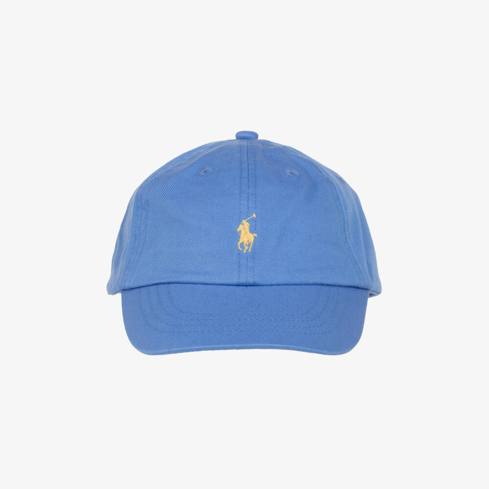 Ralph Lauren-Boys Soft Blue Twill Cap | Childrensalon Outlet
