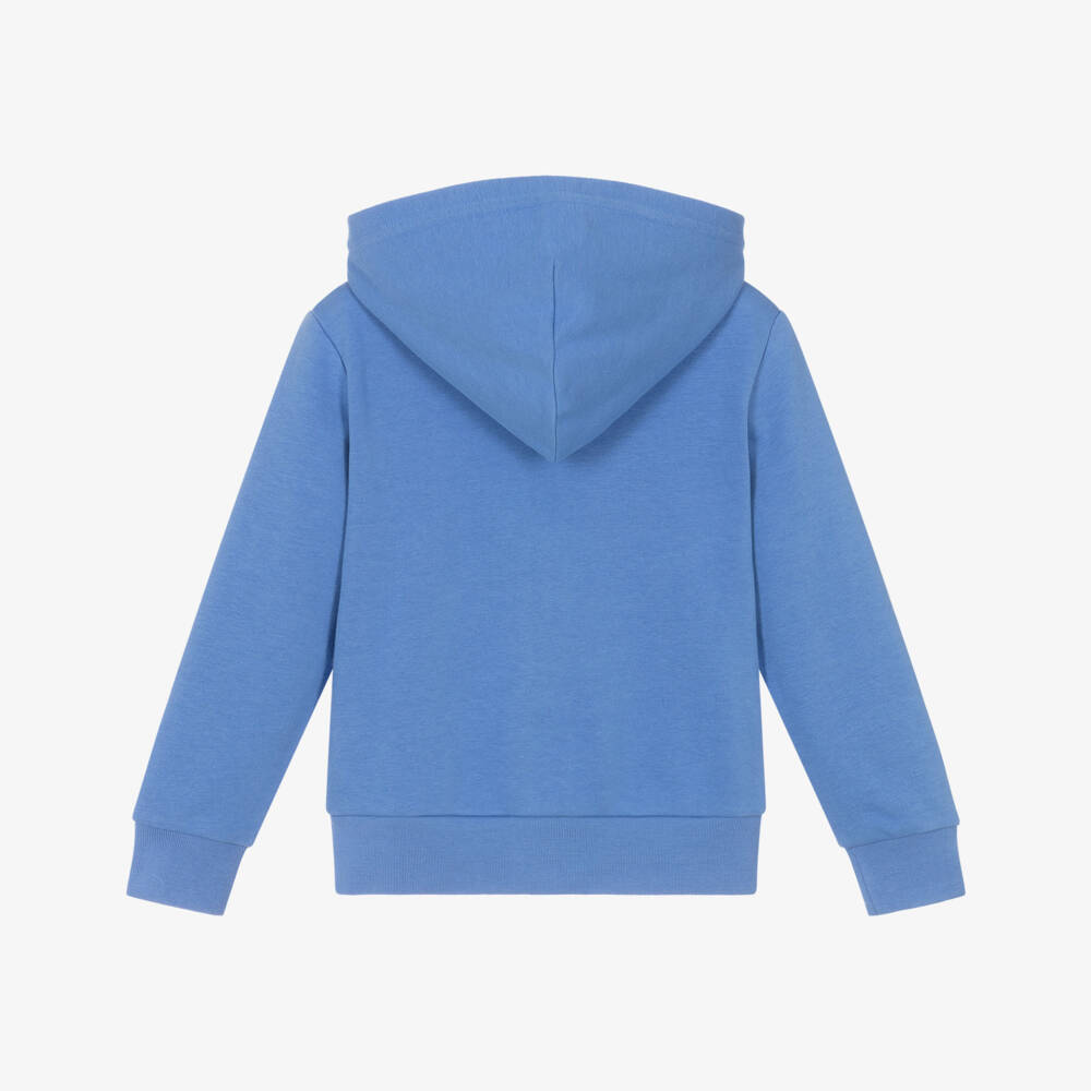 Ralph Lauren-Boys Soft Blue Zip Hoodie | Childrensalon Outlet