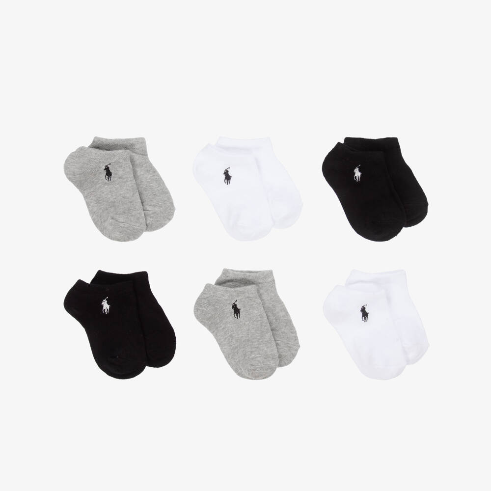 Ralph Lauren-Boys Soft Cotton Ankle Socks Set | Childrensalon Outlet