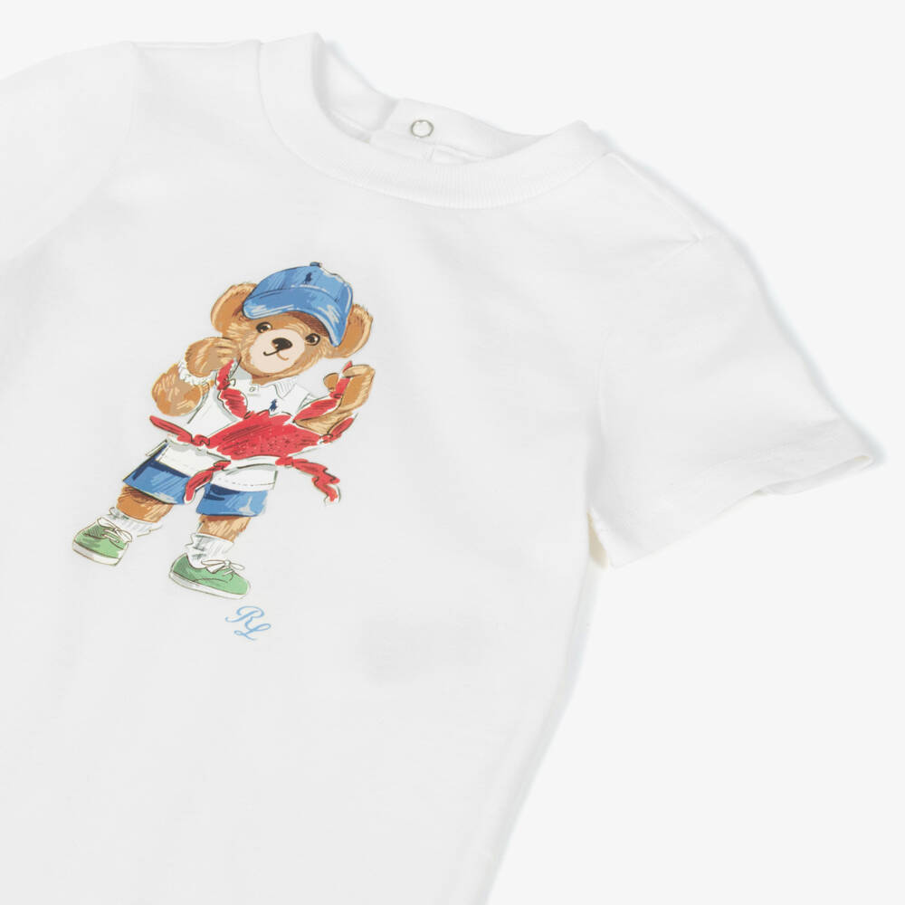 Ralph Lauren-Boys Soft Cotton Seaside Shortie | Childrensalon Outlet