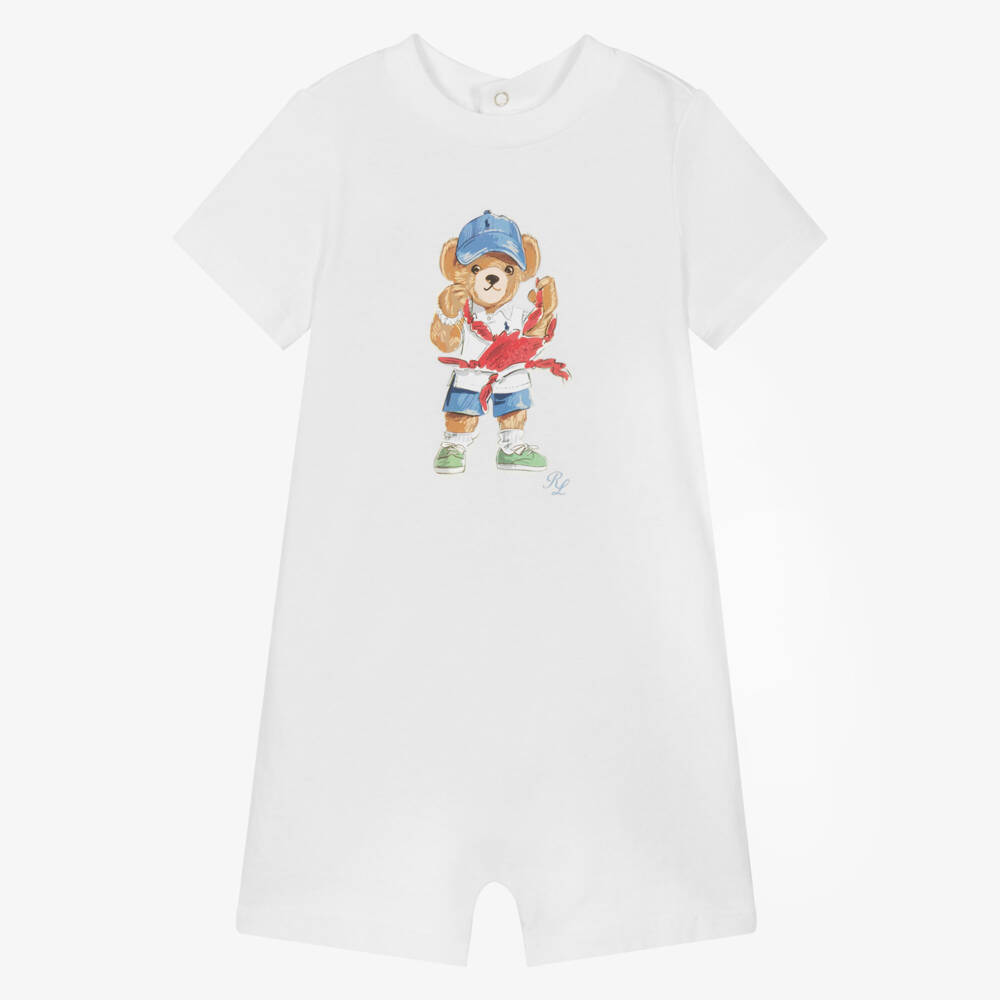 Ralph Lauren-Boys Soft Cotton Seaside Shortie | Childrensalon Outlet
