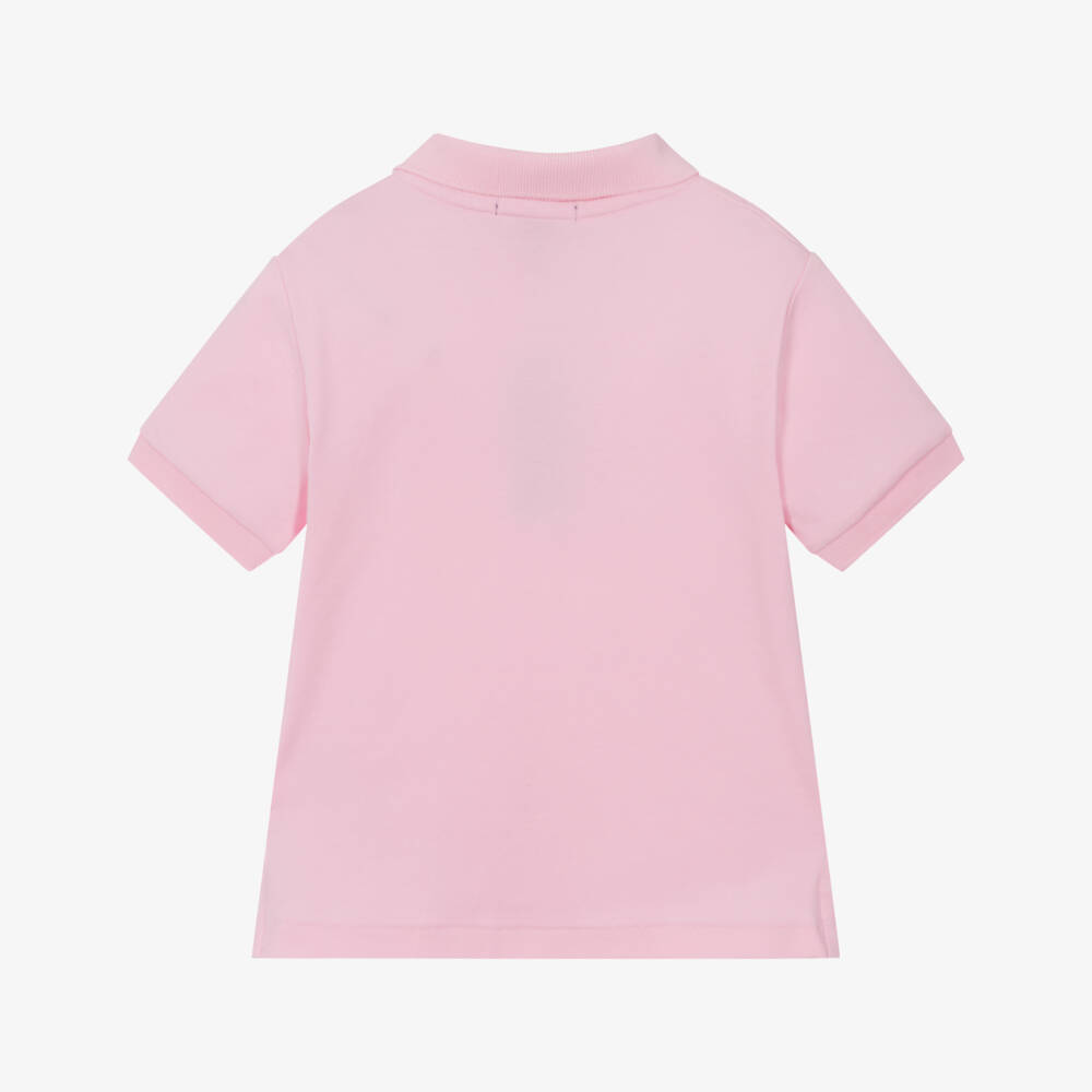 Ralph Lauren-Boys Soft Pink Cotton Polo | Childrensalon Outlet