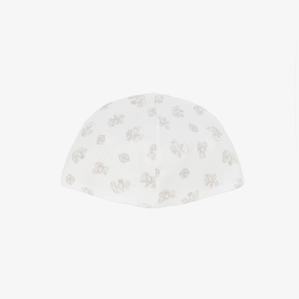 Ralph Lauren-Boys Soft White Toy Hat | Childrensalon Outlet
